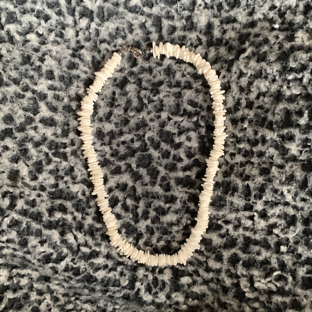 white chip necklace